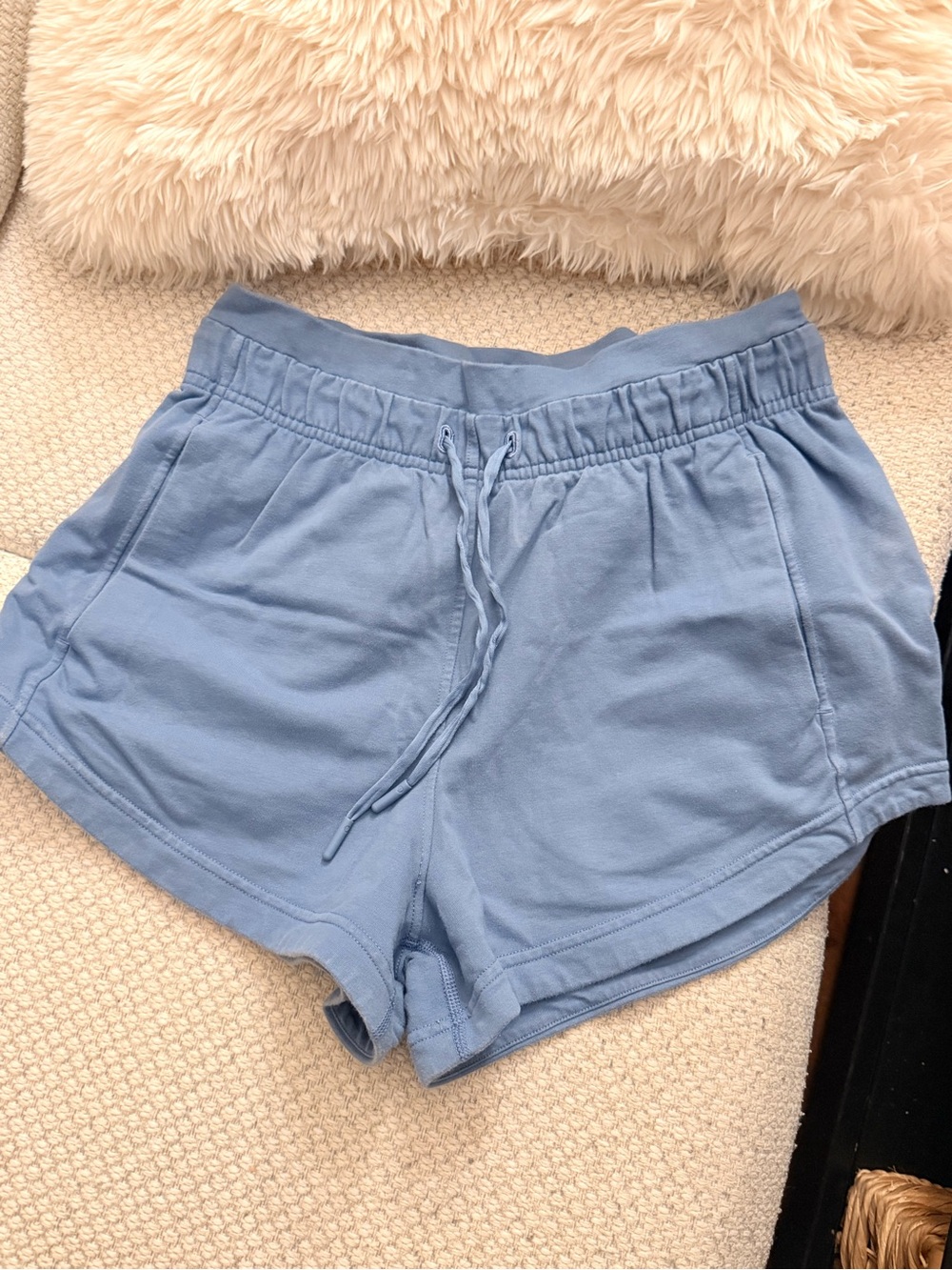 lululemon athletica Light Blue Pull-On Athletic Shorts